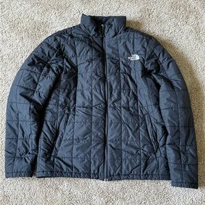The North Face Black Puffer Jacket Quilted Insulated
